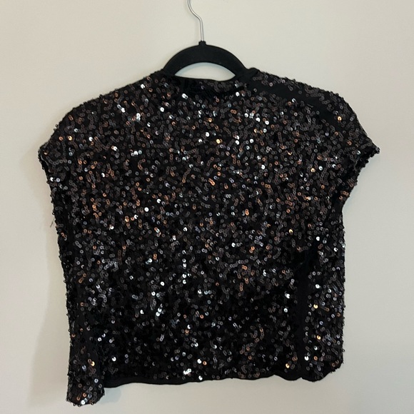 Dynamite- black sequin sweater - Small - Picture 3 of 3